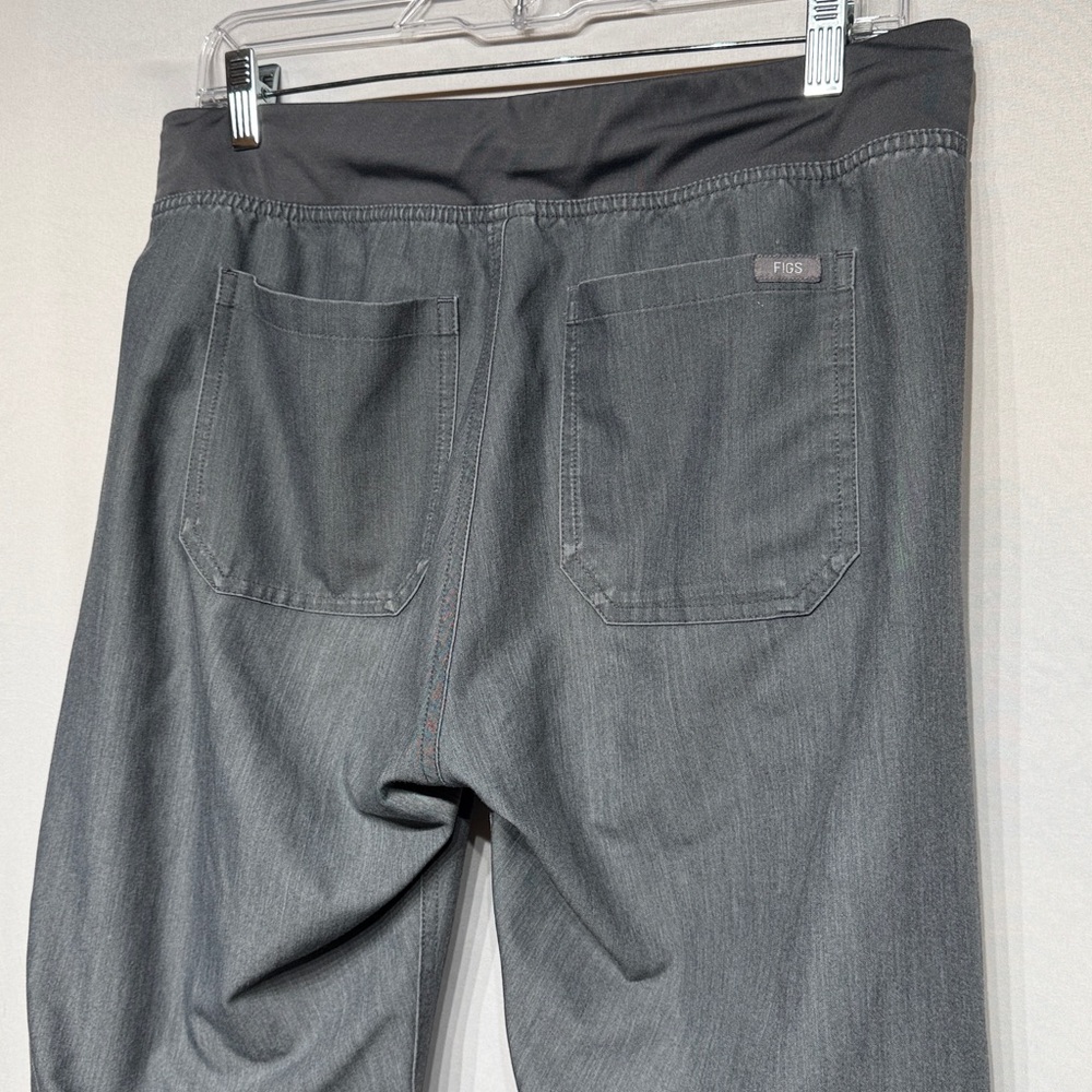 Figs High Waisted Livingston Basic Scrub Pants Graphite Size Medium - Picture 9 of 11